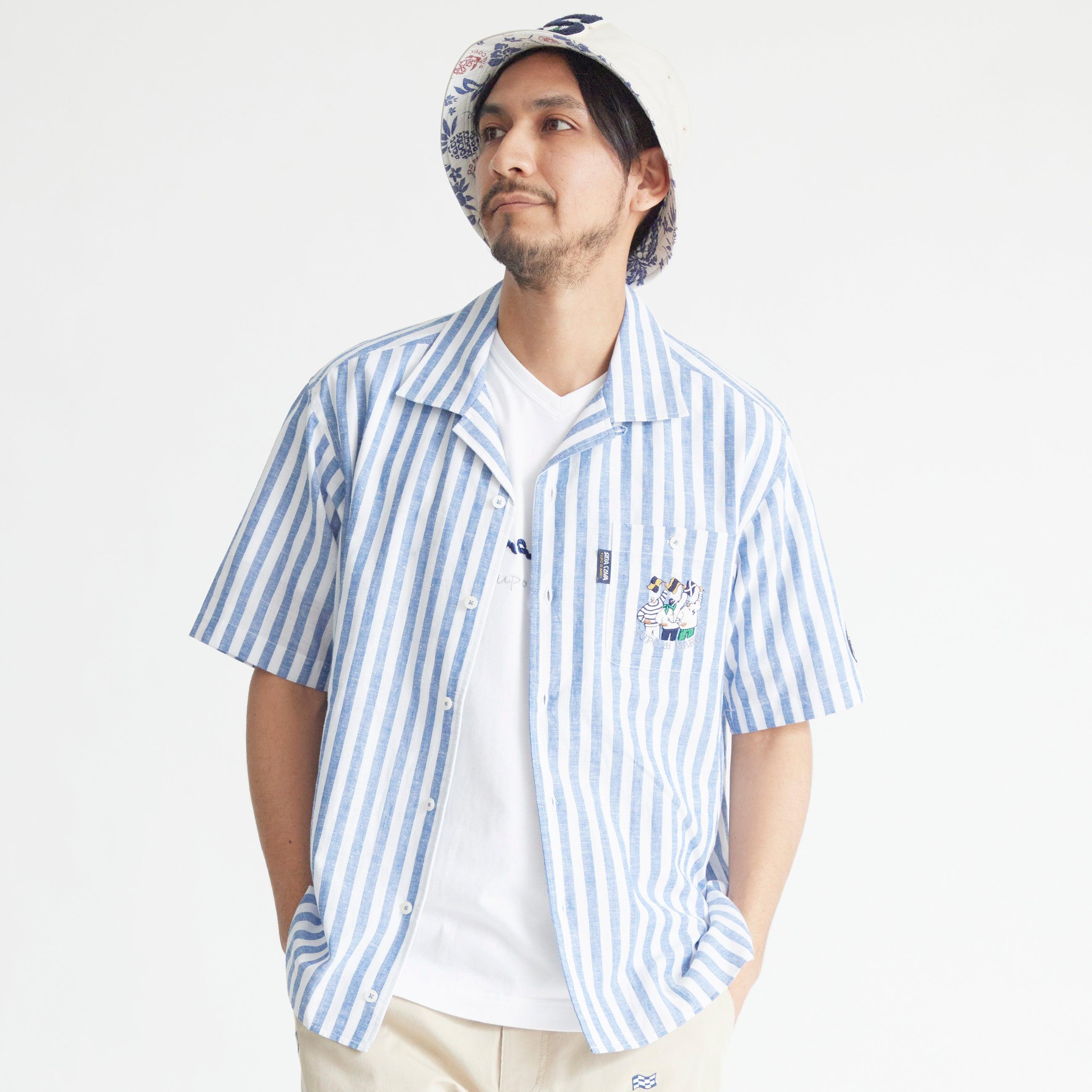 オープンカラー半袖シャツ 22124550 - SINA COVA