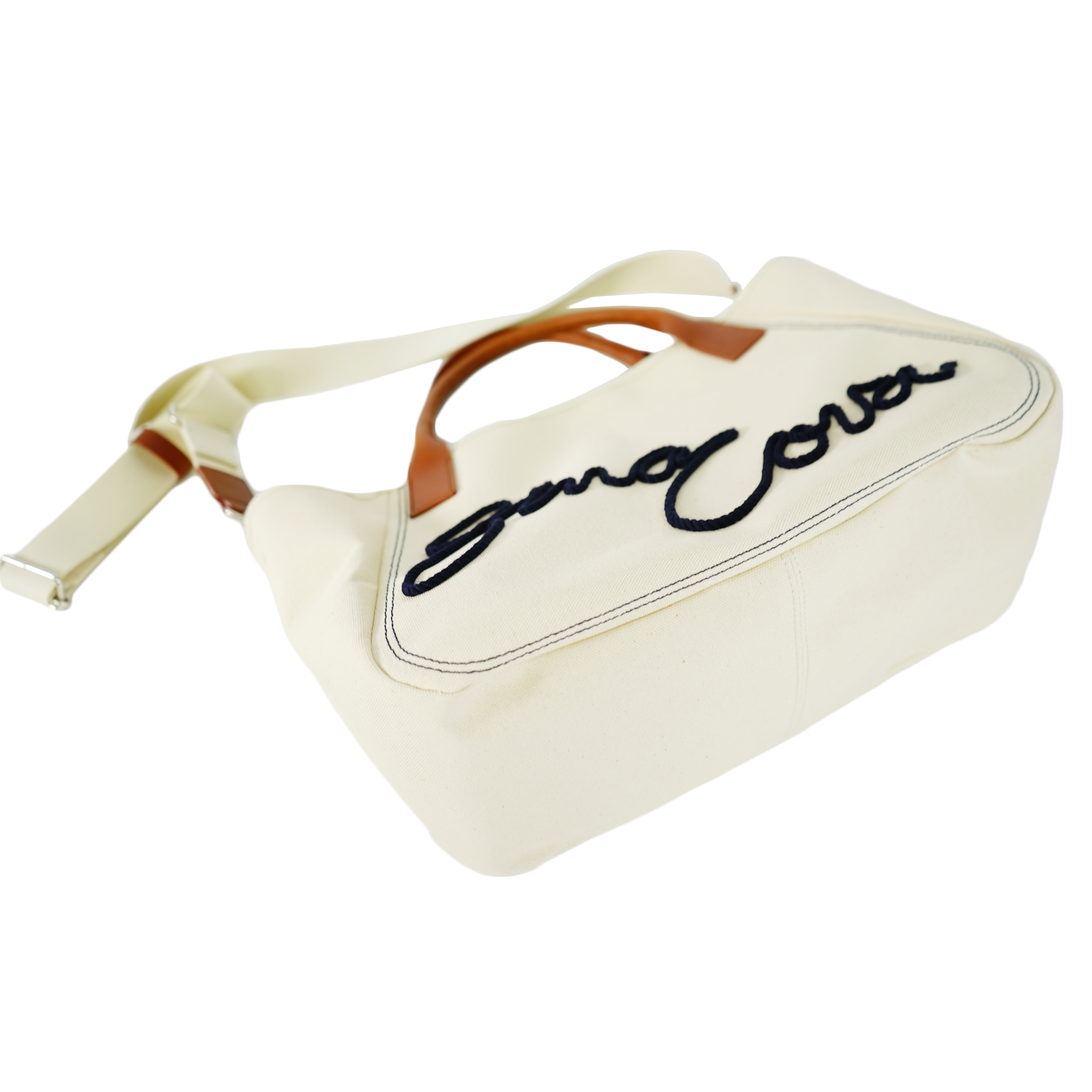 トートバッグ ハンドバッグ ショルダー紐付き 男女兼用 コード刺繍デザイン 23177010