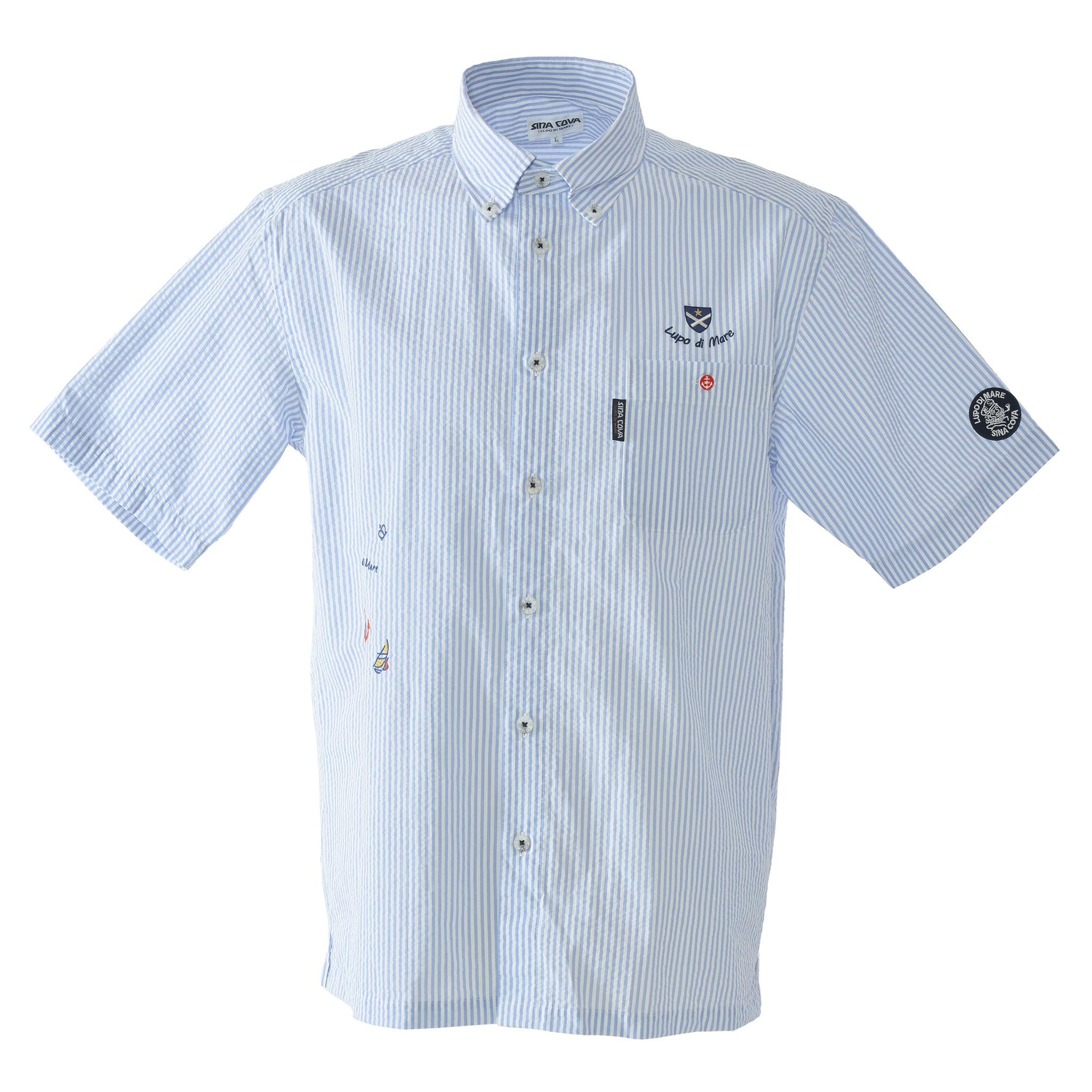 Short-sleeved button-down shirt 26114520