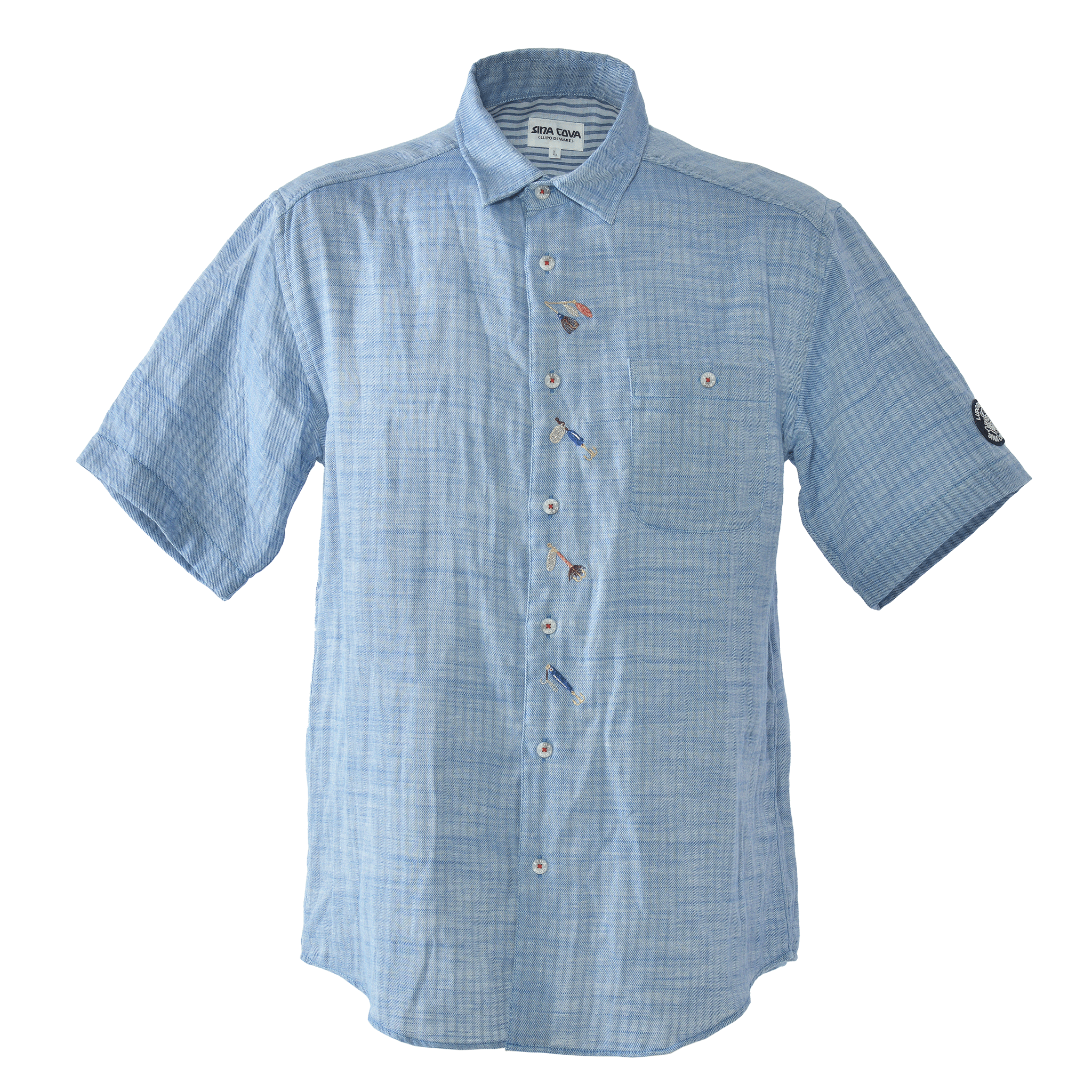 King Size Short Sleeve Regular Collar Shirt 26124526