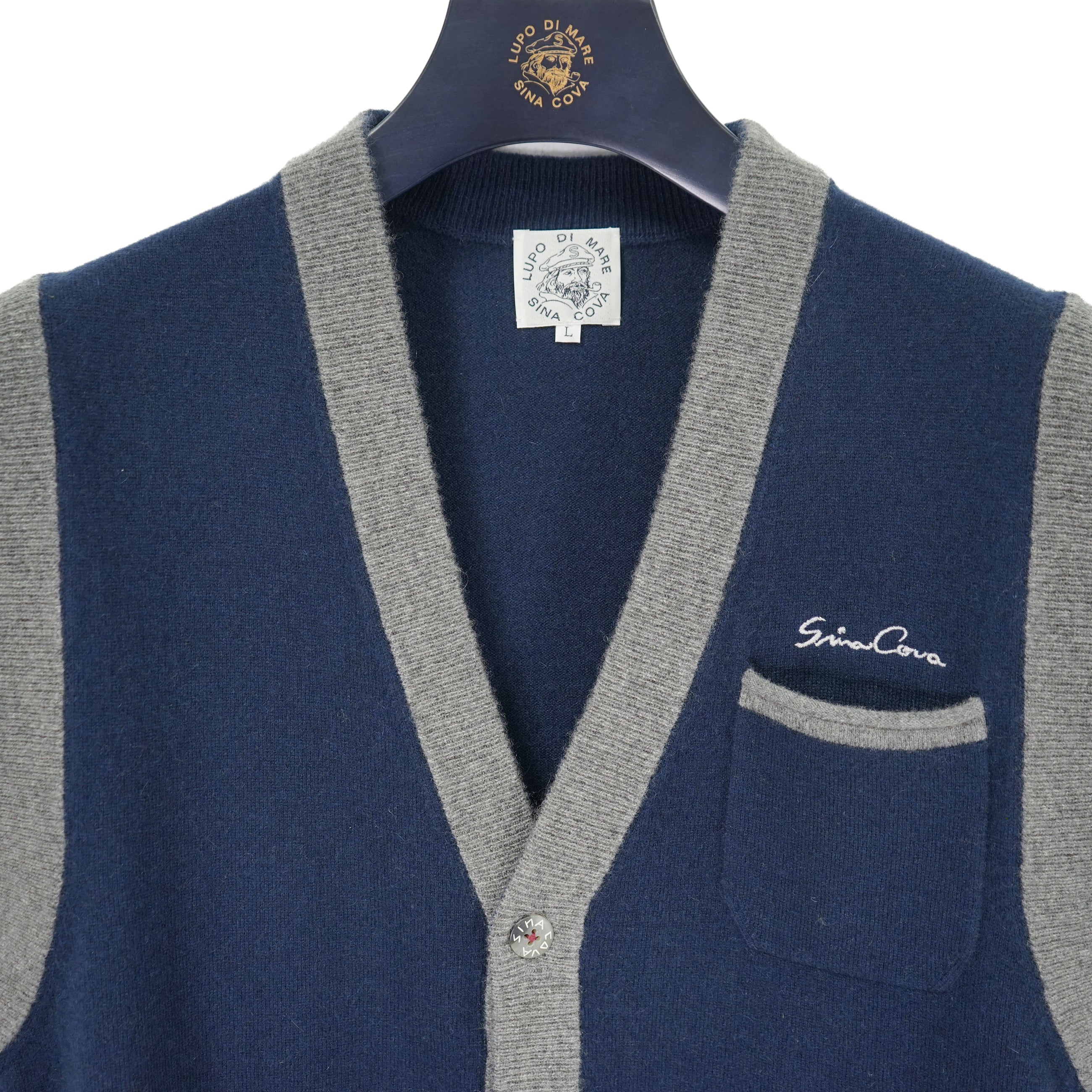 カシミヤ100％ ニットベスト 25222518