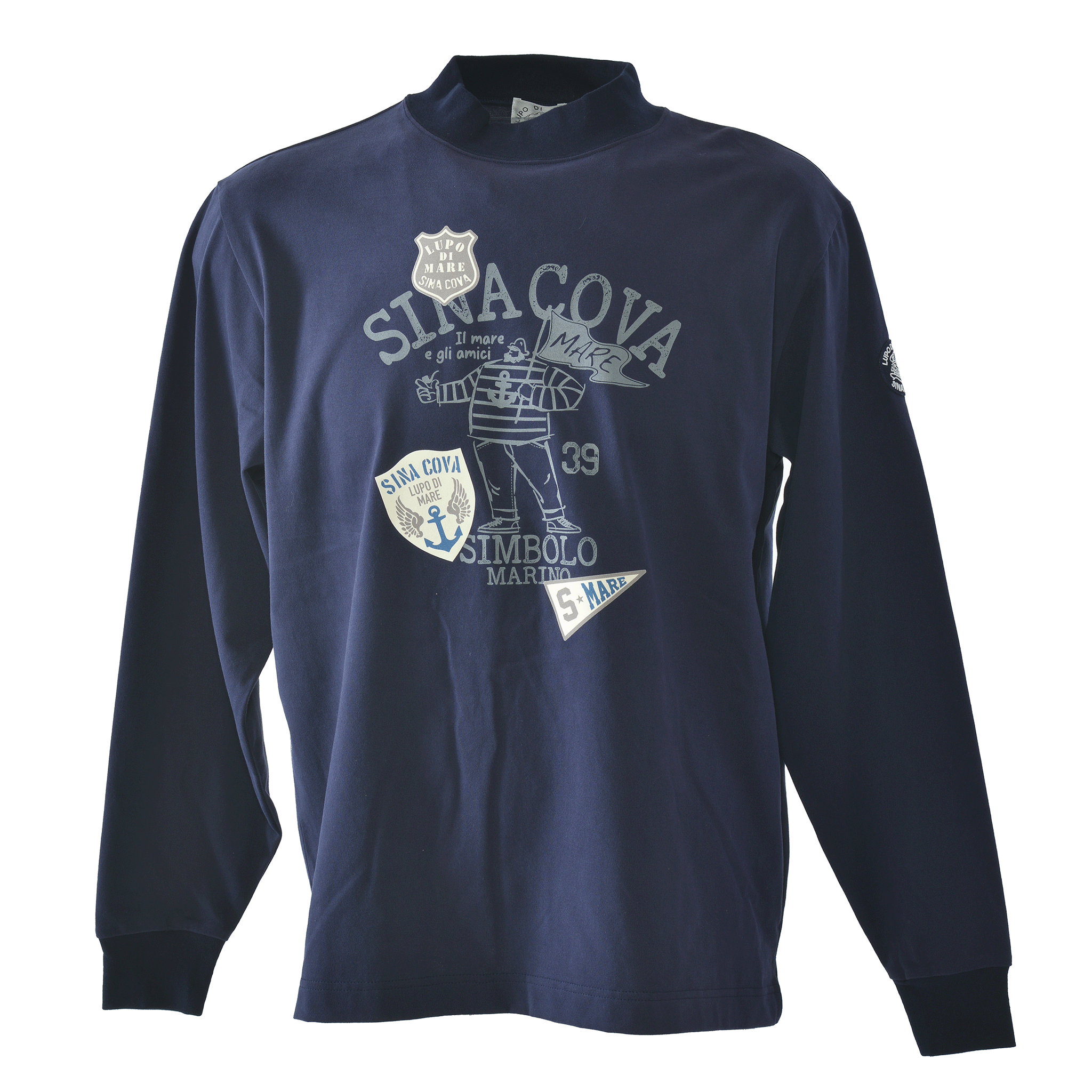High-neck T-shirt 26220020