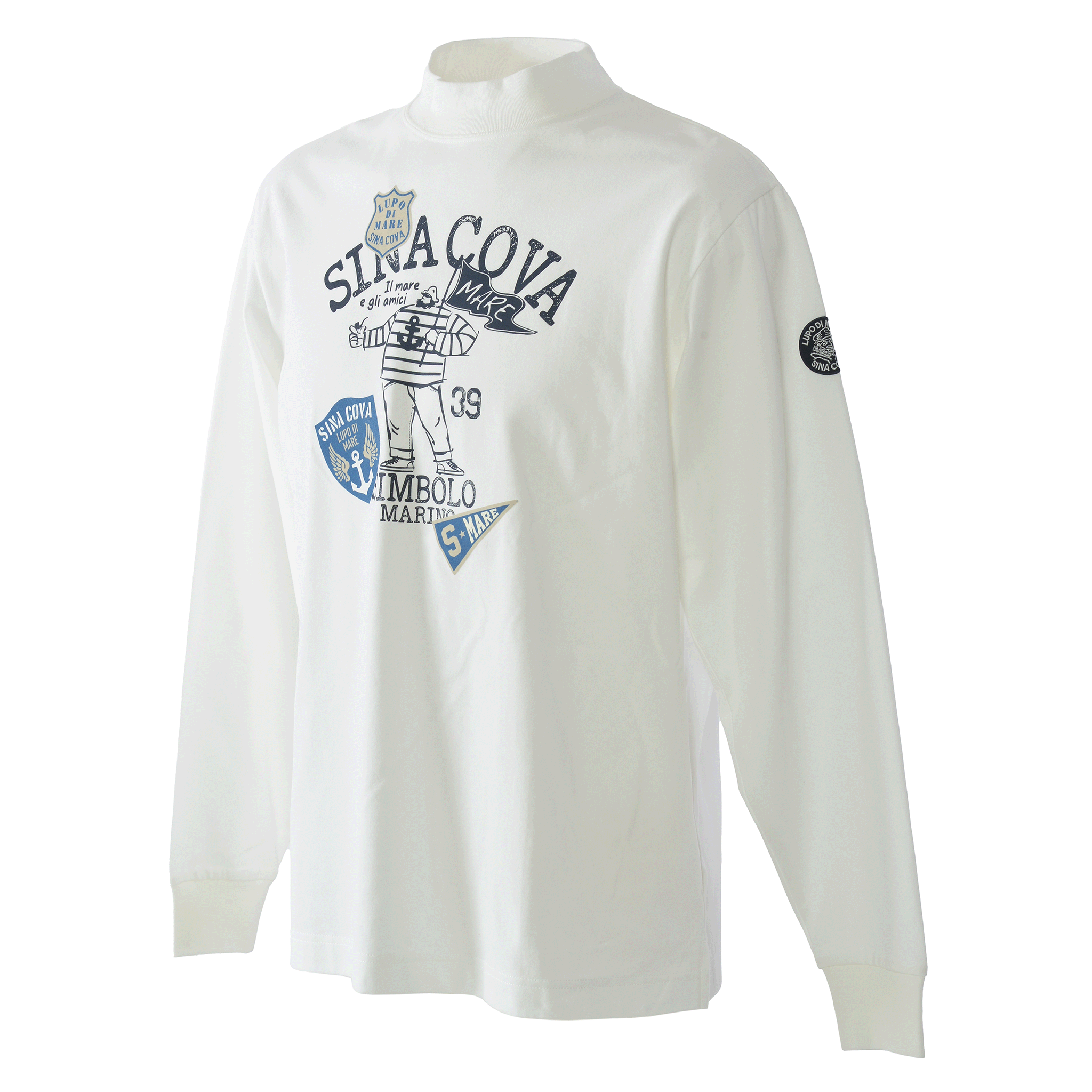 High-neck T-shirt 26220020