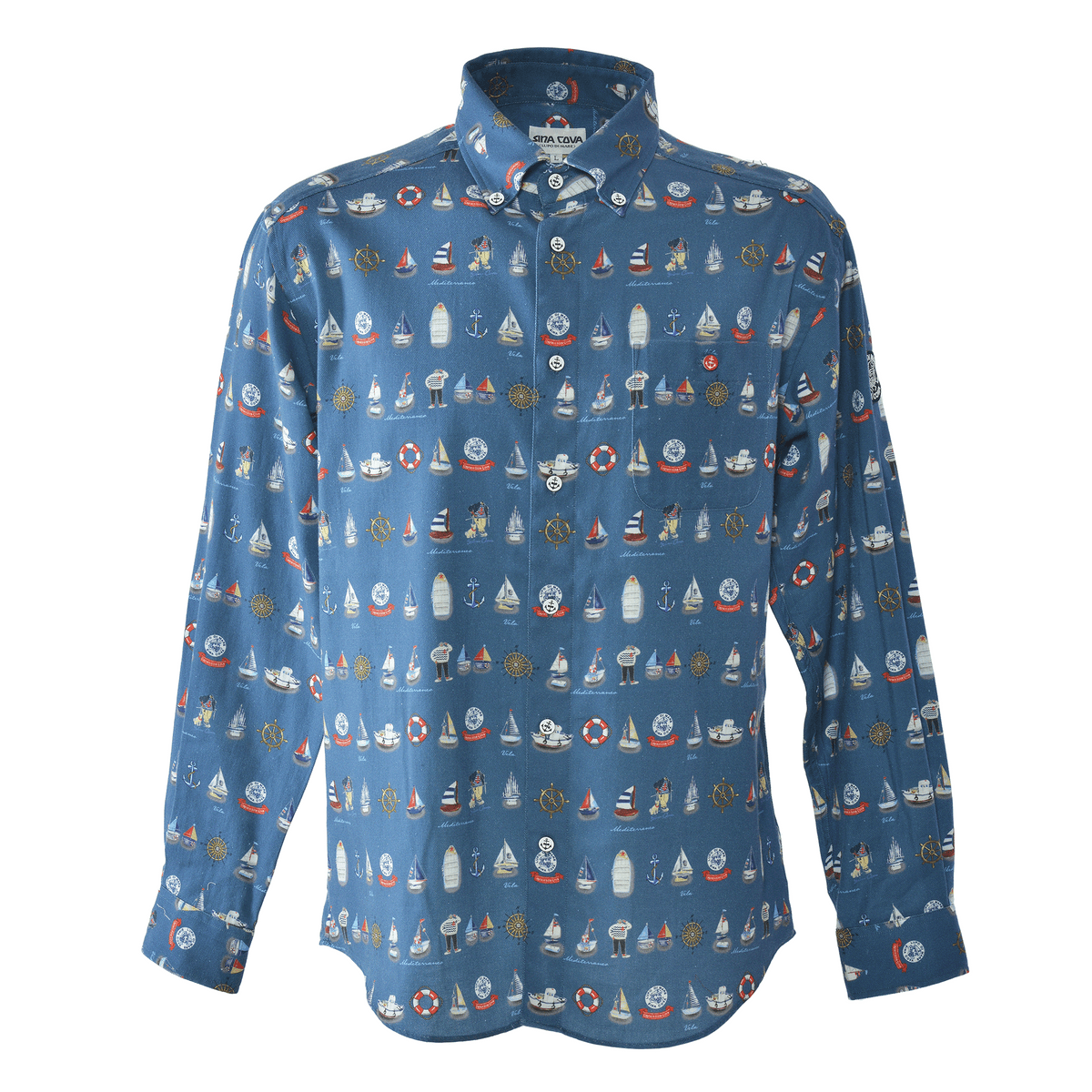 Long-sleeve Button-down Shirt 26224050