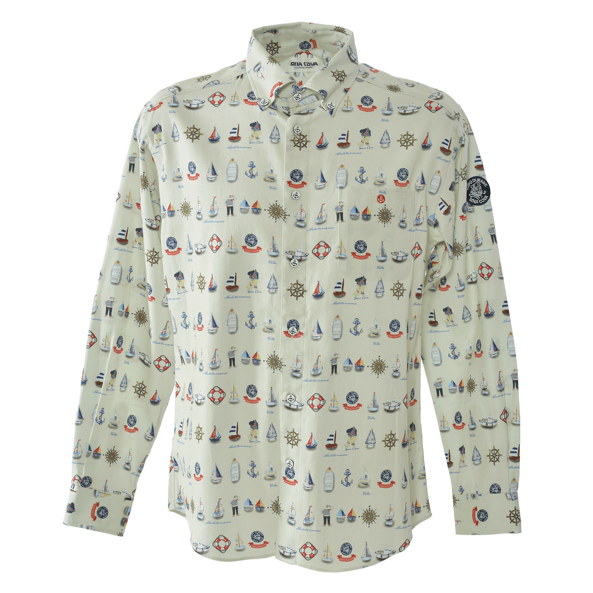 Long-sleeve Button-down Shirt 26224050
