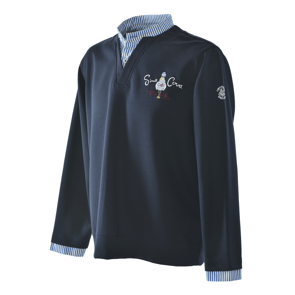 Layered-Look Pullover Unisex 26210030