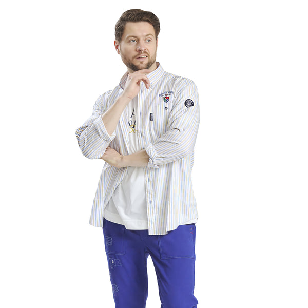Long-sleeved button-down shirt 26114020