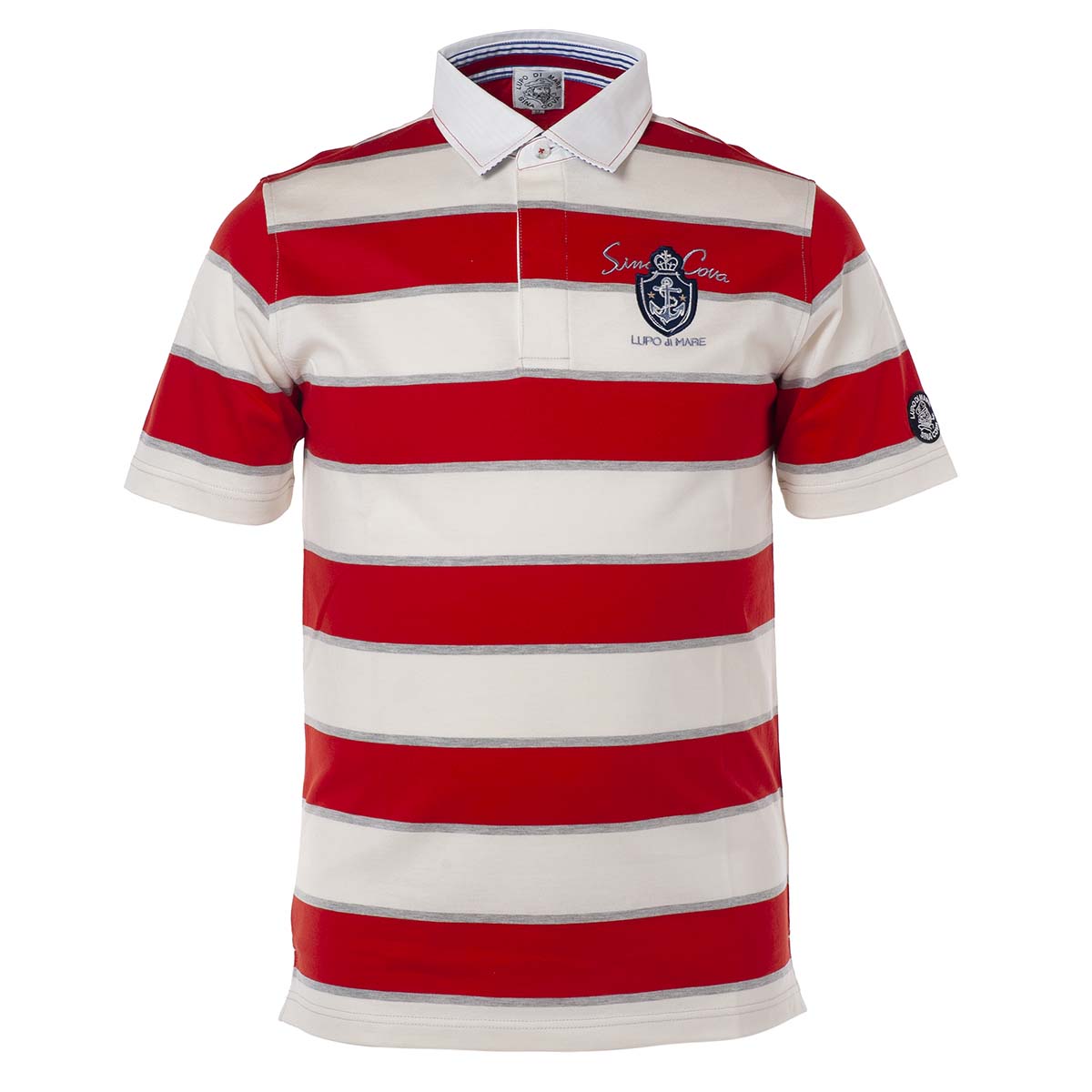 【アウトレット】半袖ラガーシャツ　20110510