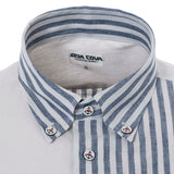 Short -sleeved button down shirt 20124560