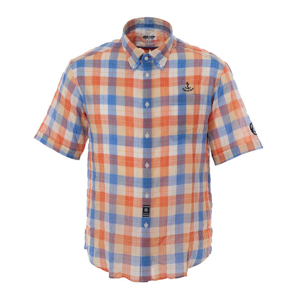 King size short sleeve button down shirt 20134526