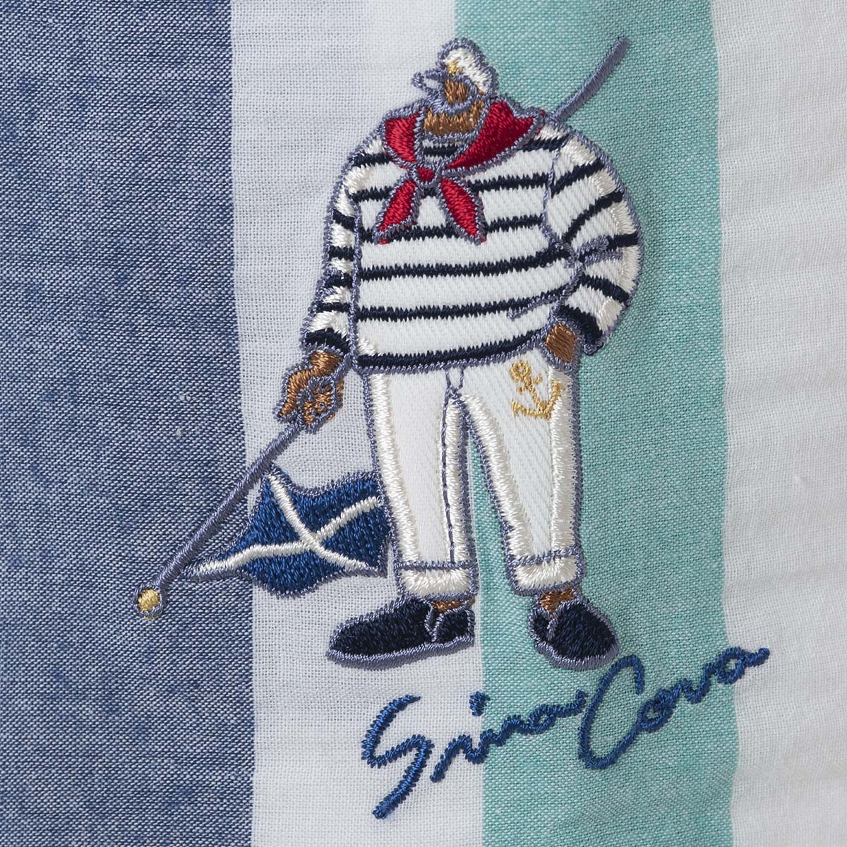 Short -sleeved button down shirt 20124590