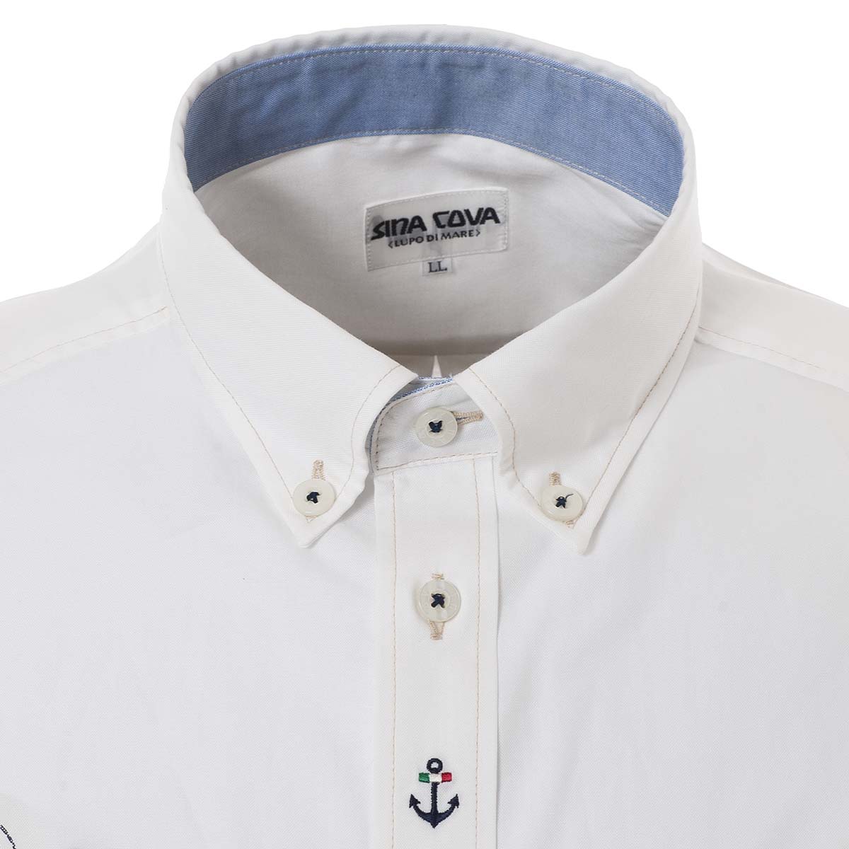 【アウトレット】長袖ボタンダウンシャツ　21214010