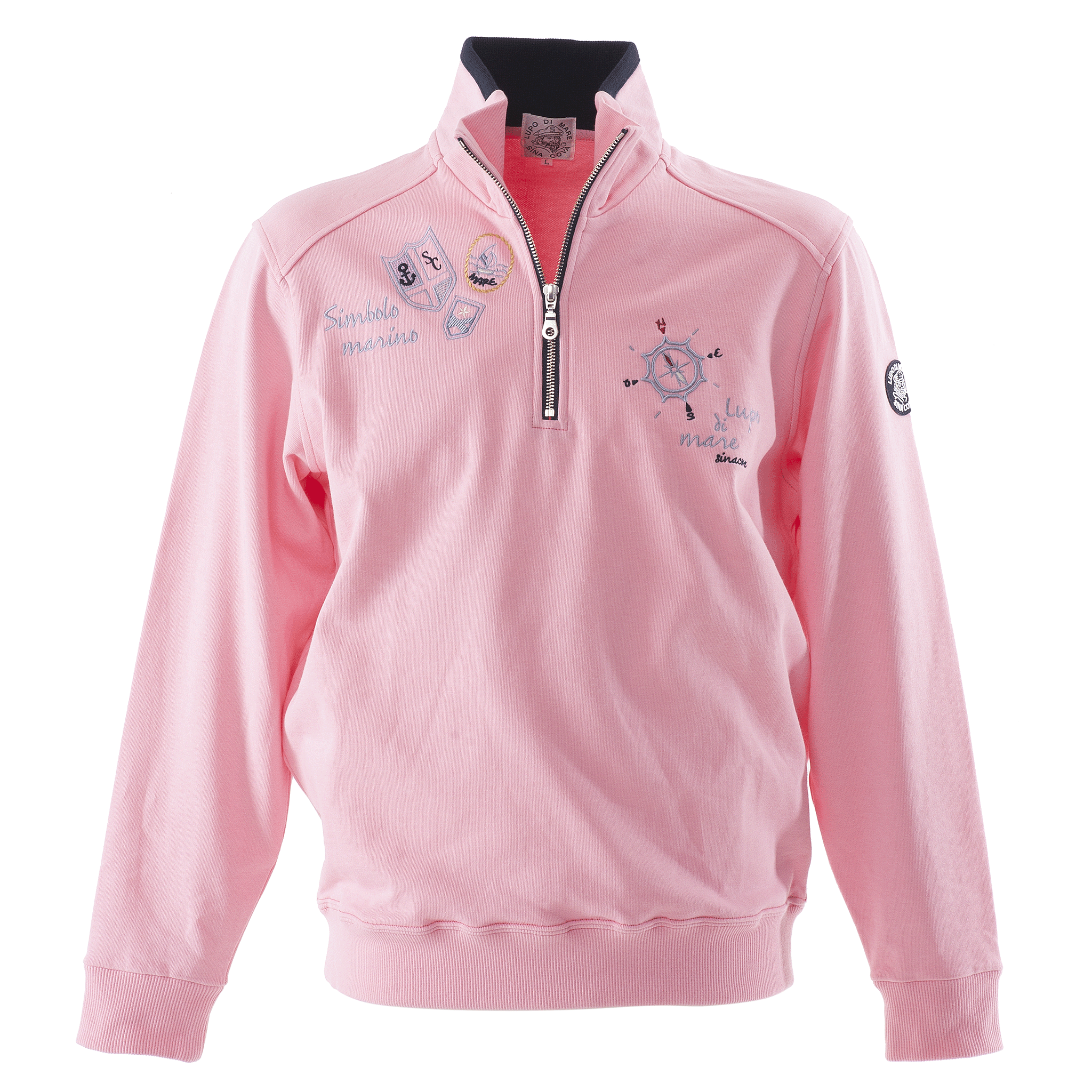 [Official] SINA COVA (Sina COVA) ZIPUP Pullover Half Zip Trainer Sweat Vivid color development 23110010