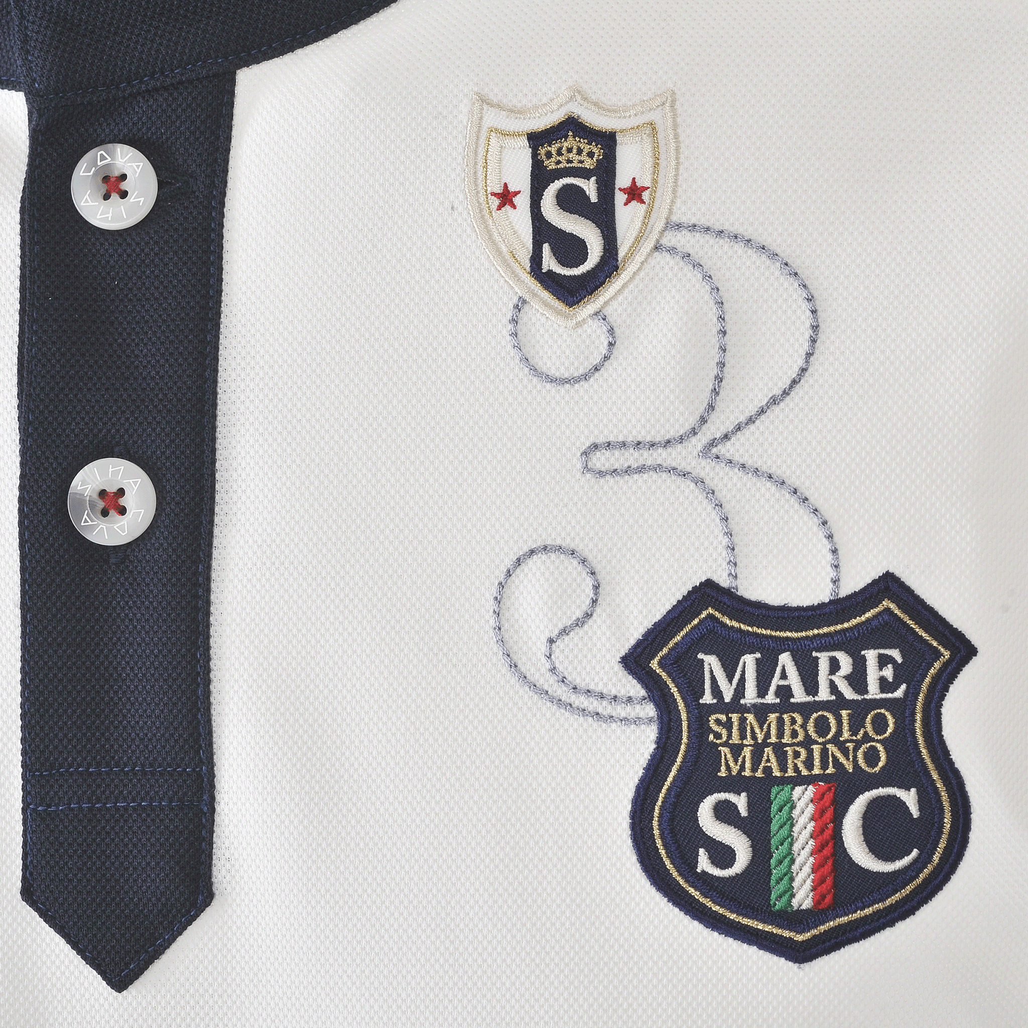 7分袖スタンドカラーシャツ 23110040