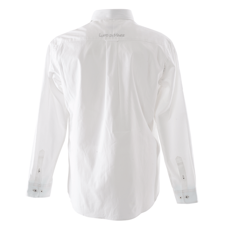 [Official] Shinakoba (SINA COVA) Long -sleeved button down shirt shirt cutter shirt embroidery smart casual 23114010