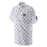 [Official] Sina Cova Short Sleeve Print Polo Shirt Function Material Sports 23150530