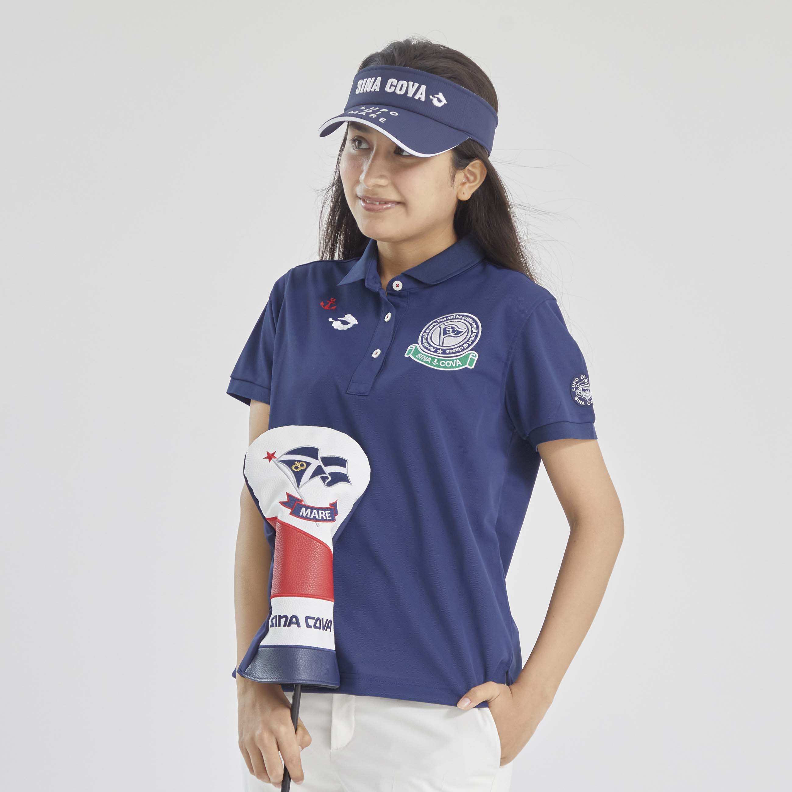 【アウトレット】シナコバ （SINA COVA） レディース 半袖 ポロシャツ 22180573